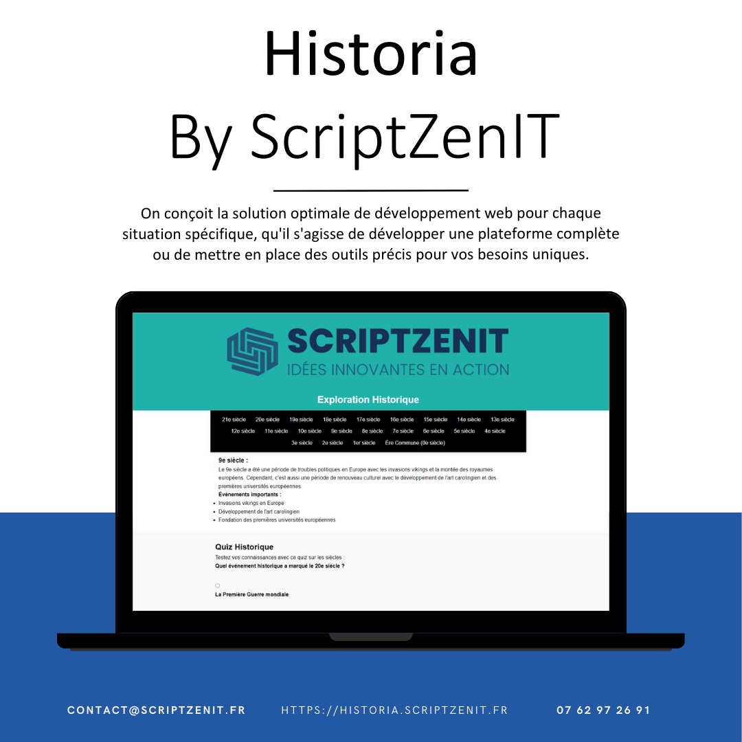 Historia - Exploration historique Par Walid BELBECHE