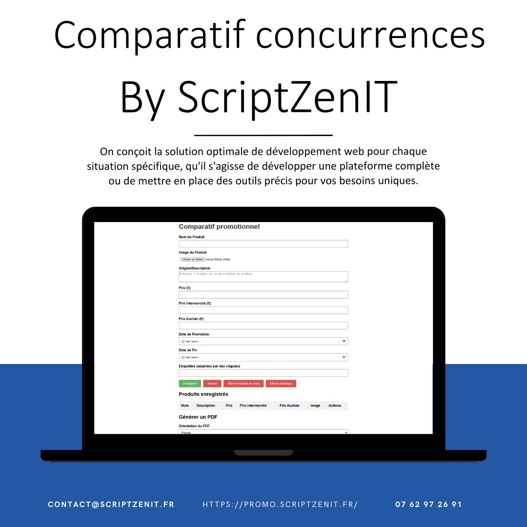 Comparatif concurrence Par Walid BELBECHE