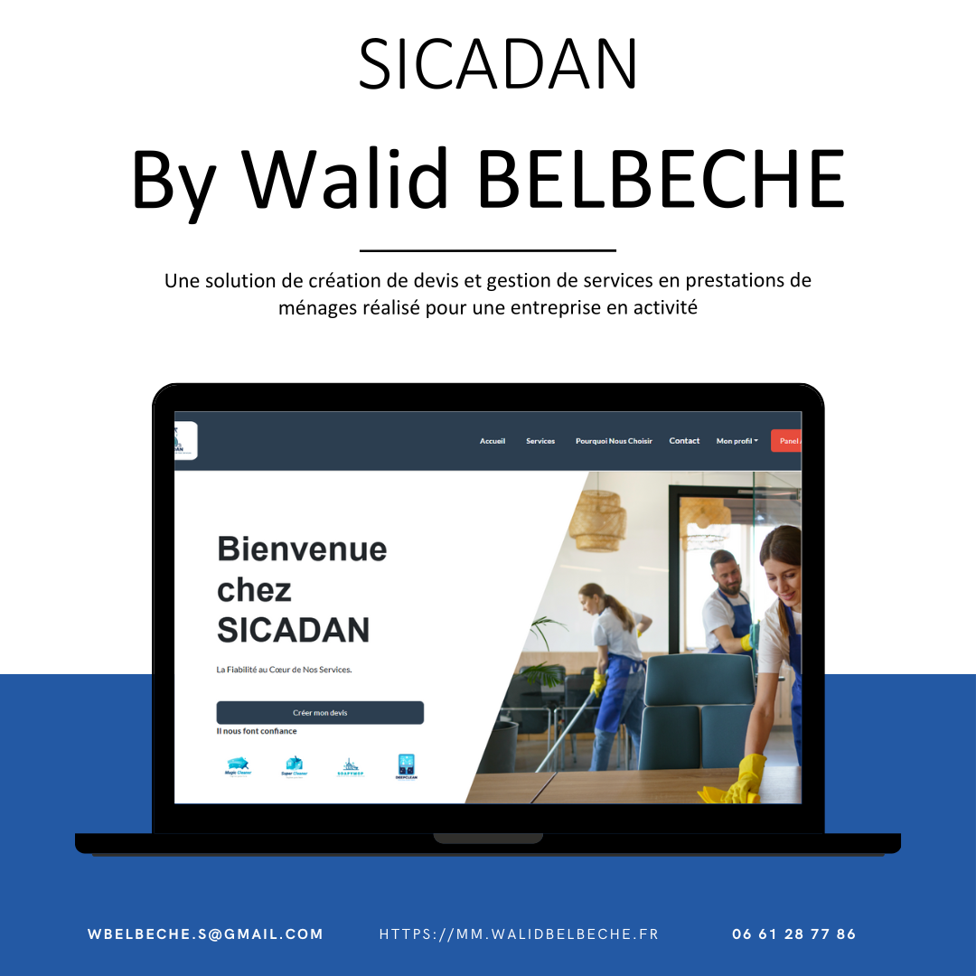 SICADAN Par Walid BELBECHE